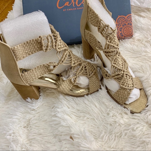 Carlos Santana Nadia Heeled Sandal, Kork, 9.5 - Picture 6 of 7